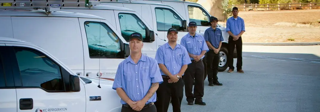 KIC Refrigeration crew ready for Mini Split Repair jobs across McLendon-Chisholm